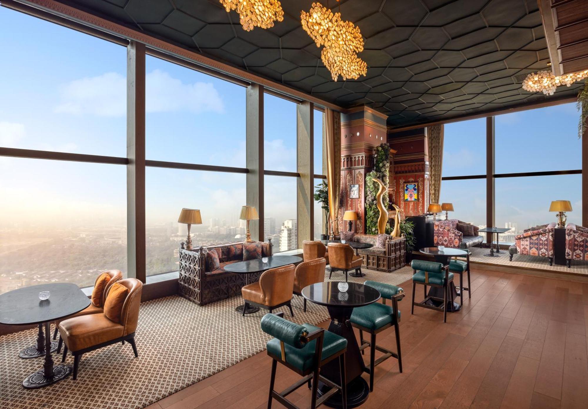 The St. Regis Mumbai Hotell Eksteriør bilde The 87th Lounge